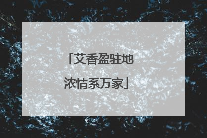 艾香盈驻地 浓情系万家