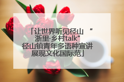 让世界听见径山 “浙里·乡村talk”径山镇青年多语种宣讲展现文化国际范