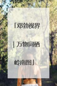 邓勃视界｜万物同栖岭南图