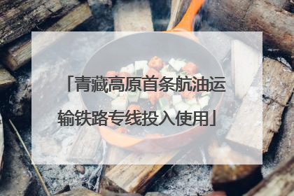 青藏高原首条航油运输铁路专线投入使用