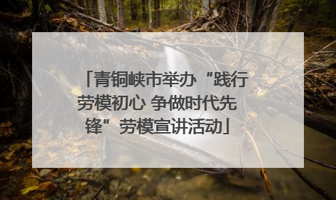 青铜峡市举办“践行劳模初心 争做时代先锋”劳模宣讲活动