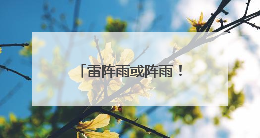 雷阵雨或阵雨！局地冰雹！就在今天，河北部分地区迎降雨……