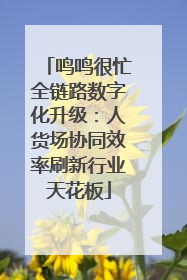 鸣鸣很忙全链路数字化升级：人货场协同效率刷新行业天花板