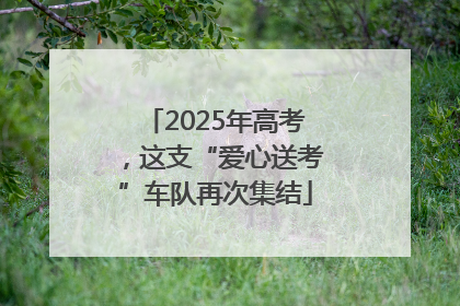 2025年高考，这支“爱心送考”车队再次集结