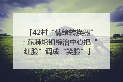 42村“情绪转换器”：东棘坨镇综治中心把“红脸”调成“笑脸”