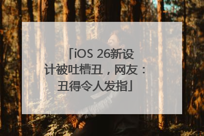 iOS 26新设计被吐槽丑，网友：丑得令人发指